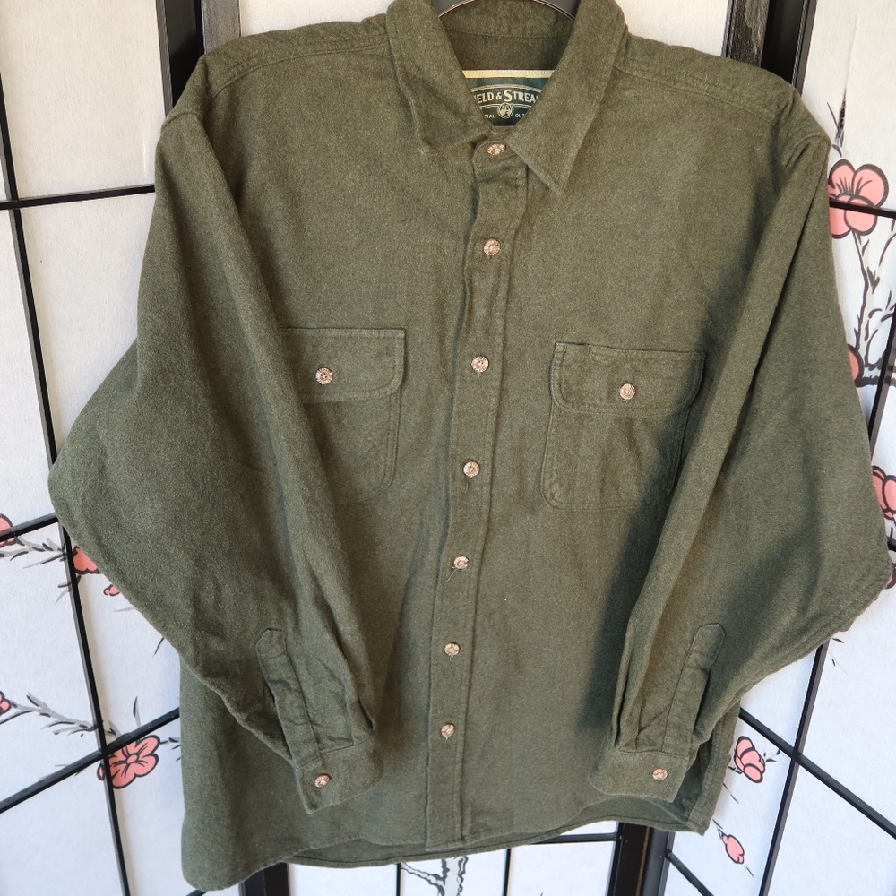 Field & Stream Sea Green Lightweight Long Sleeve Shirt Jacket Size XL - Picture 2 of 16